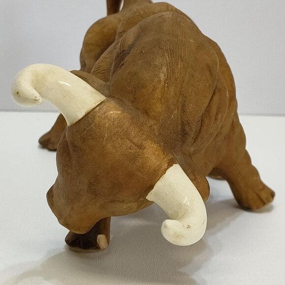 Napcoware Ceramic Bull Planter Sculpture MidCentury Modern C-4889 No Chips Dirty - Picture 3 of 13